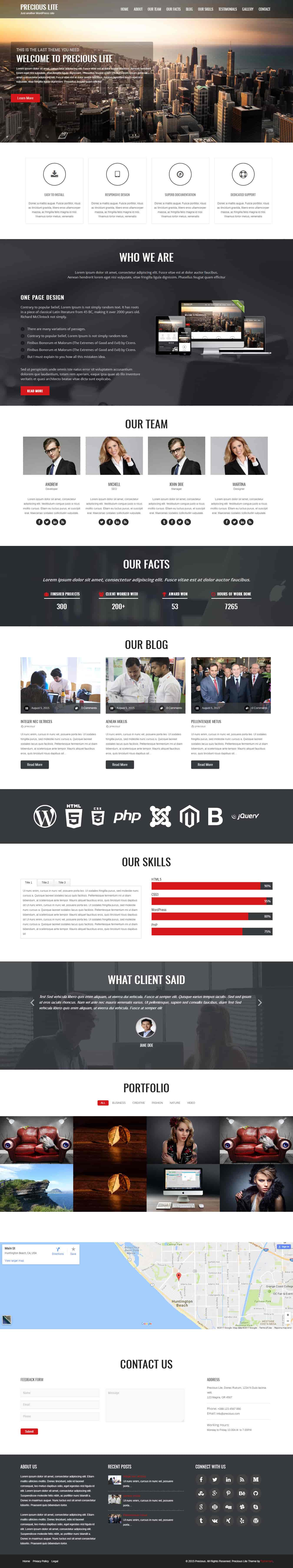 Corporate WordPress Theme