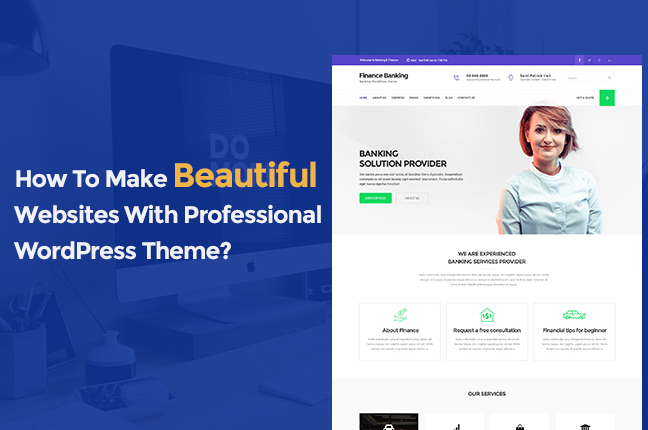 How to make a beautiful website with Professional