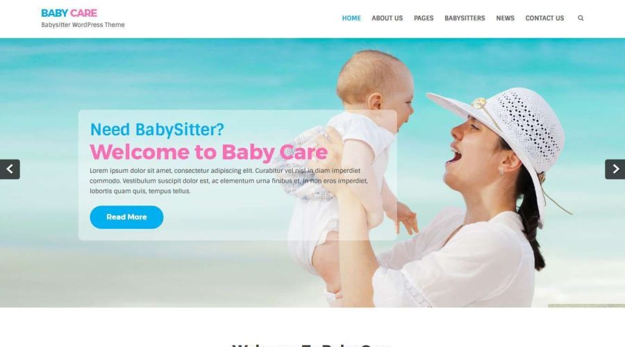 Babysitter WordPress Theme