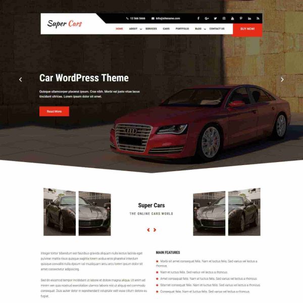Car Wordpress Theme