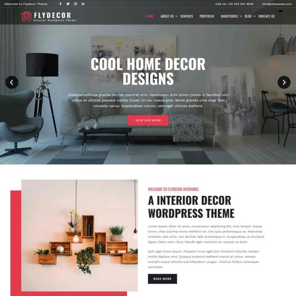 Decorator WordPress Theme