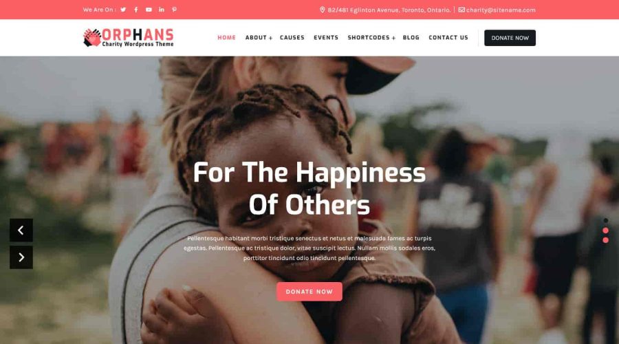 Orphans WordPress theme
