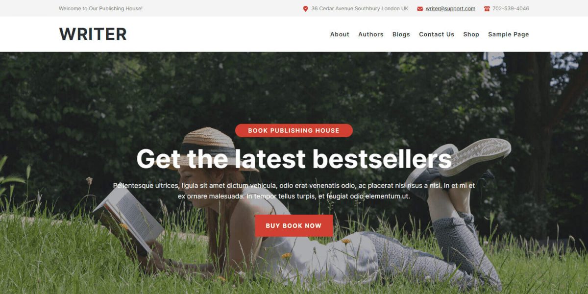 Writer FSE WordPress Theme