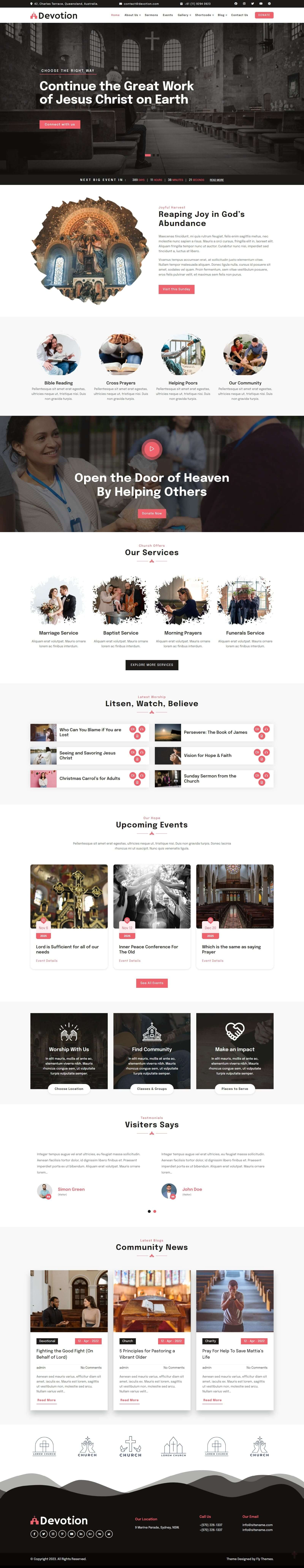 Devotion WordPress Theme