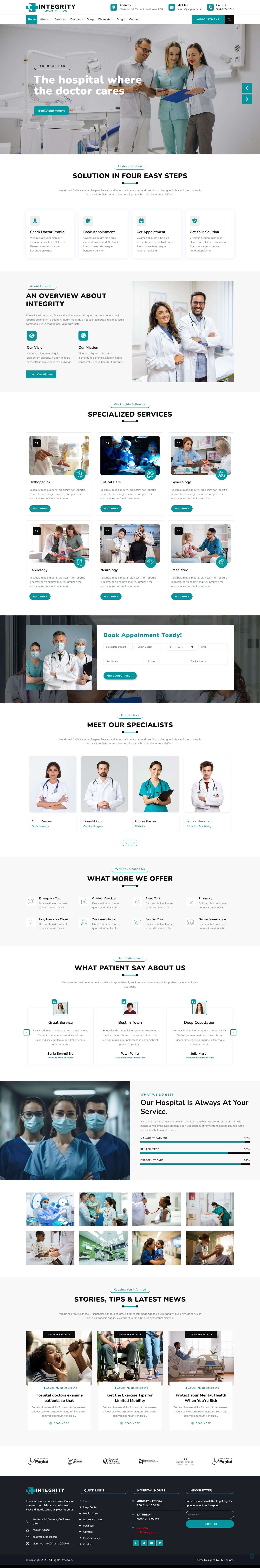 Medical WordPress Theme