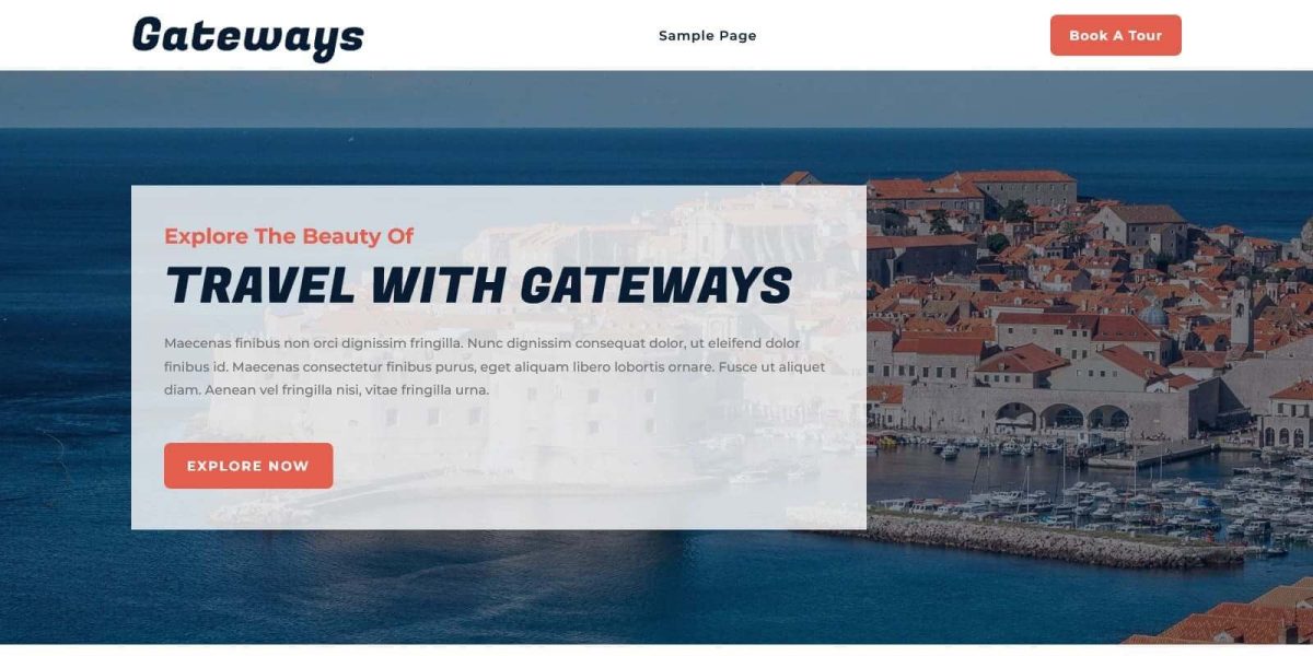 Gateways FSE WordPress Theme