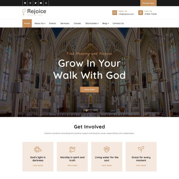 Rejoice WordPress Theme