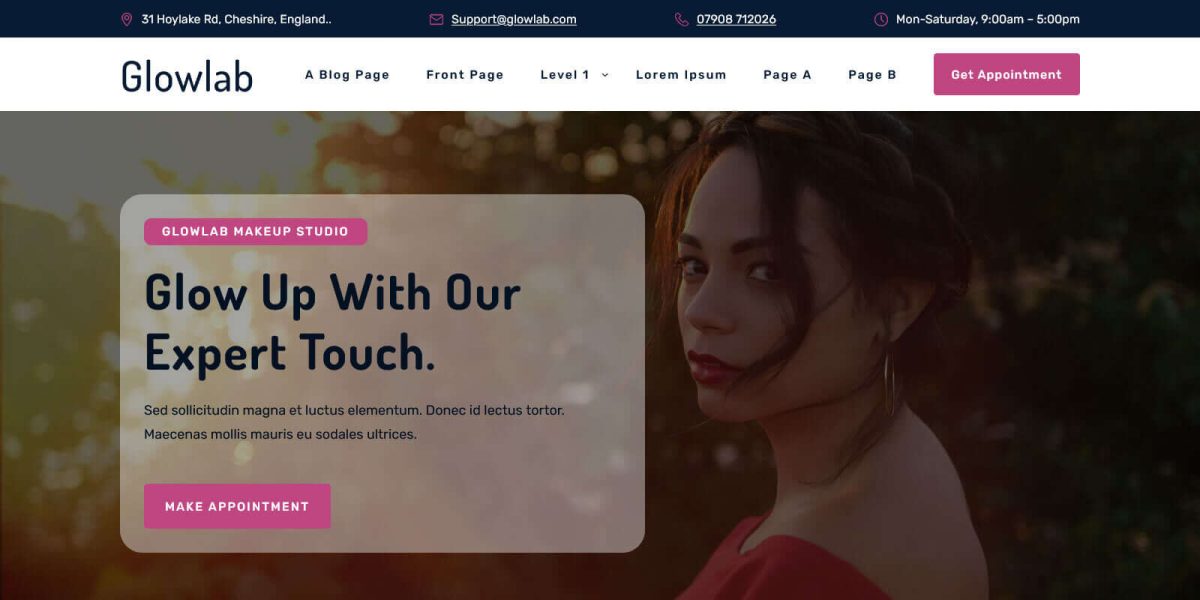 Glowlab FSE WordPress Theme